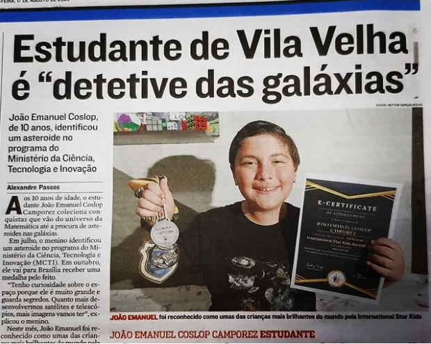 QUANDO IDENTIFIQUEI P O PRIMEIRO ASTEROIDE.